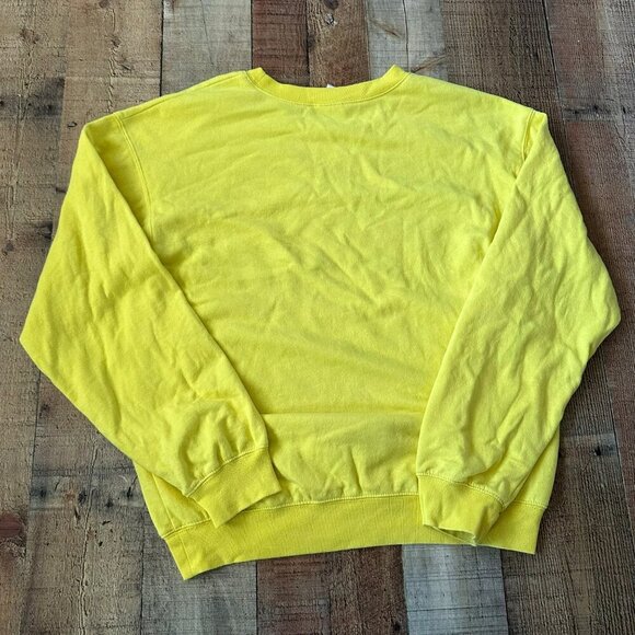 SpongeBob SquarePants Yellow Sweatshirt Youth M (7-9) Cotton/Polyester - Picture 7 of 7